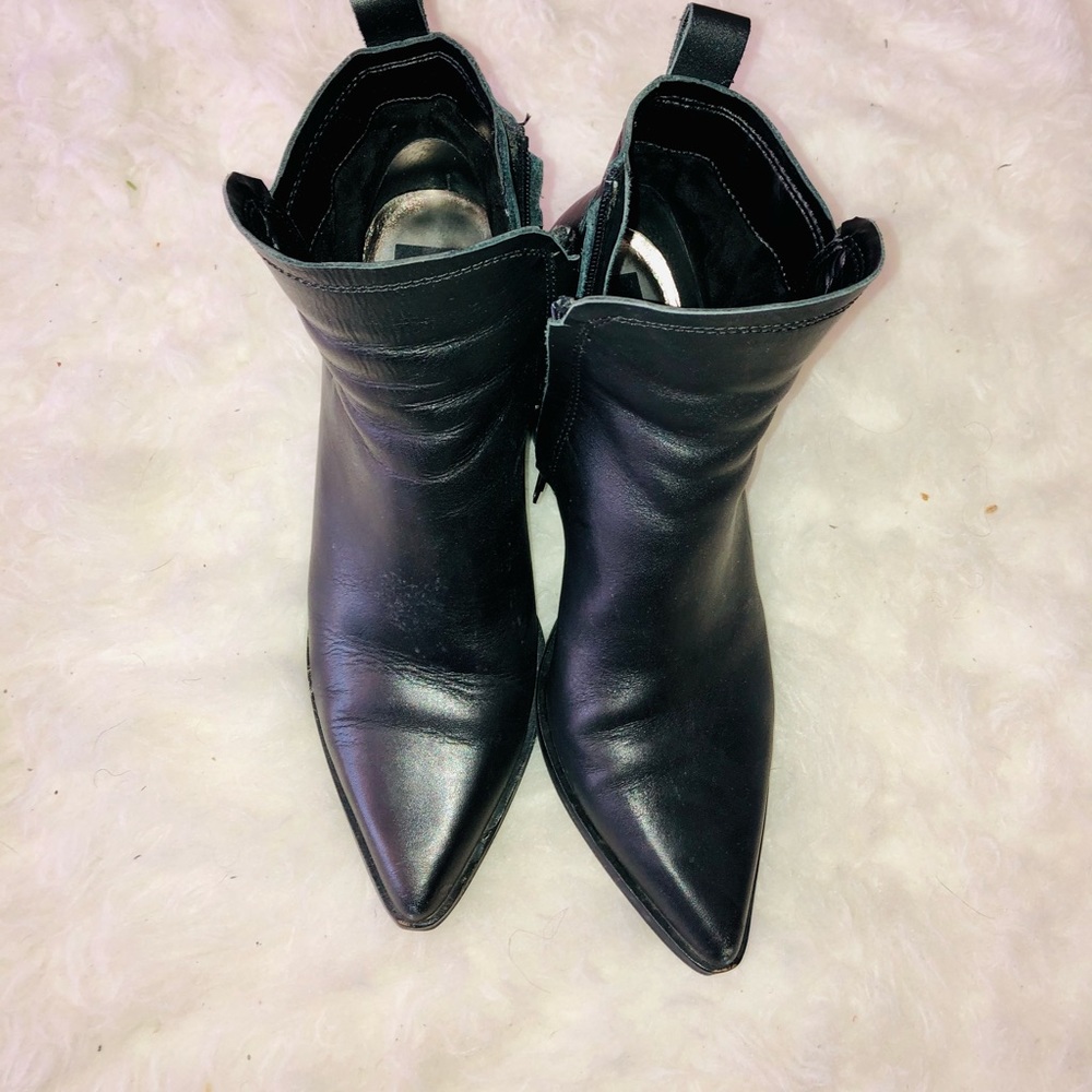 Dolce Vita black pointed heeled boots